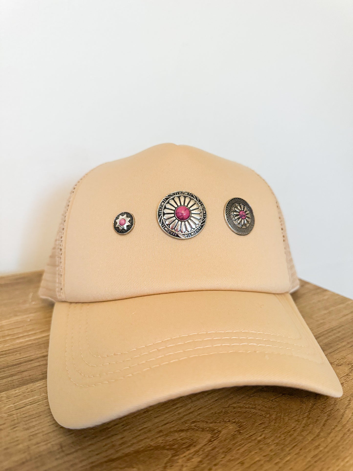 Tan Western Chic Trucker Hat